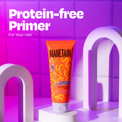 Manetain Leave-In Conditioner For Curly Hair - Lightweight, Moisturizing & Curl-Enhancing