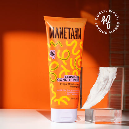 Manetain Leave-In Conditioner For Curly Hair - Lightweight, Moisturizing & Curl-Enhancing