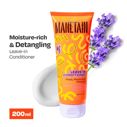 Manetain Leave-In Conditioner For Curly Hair - Lightweight, Moisturizing & Curl-Enhancing