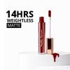 Flicka Weightless Impressions Liquid Lipstick Light Weight Smudgeproof Long Lasting - Feburary