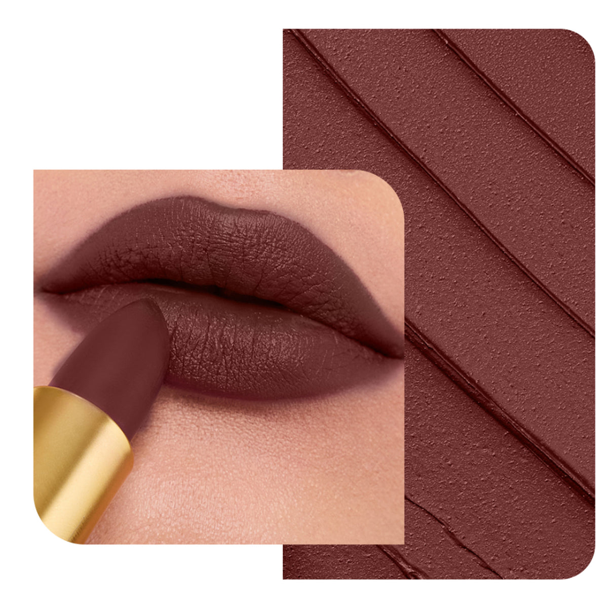 LoveChild Masaba 90's Drip! Luxe-matte lipstick in Pan-Tastic shade, featuring a smooth, matte finish and bold color.
