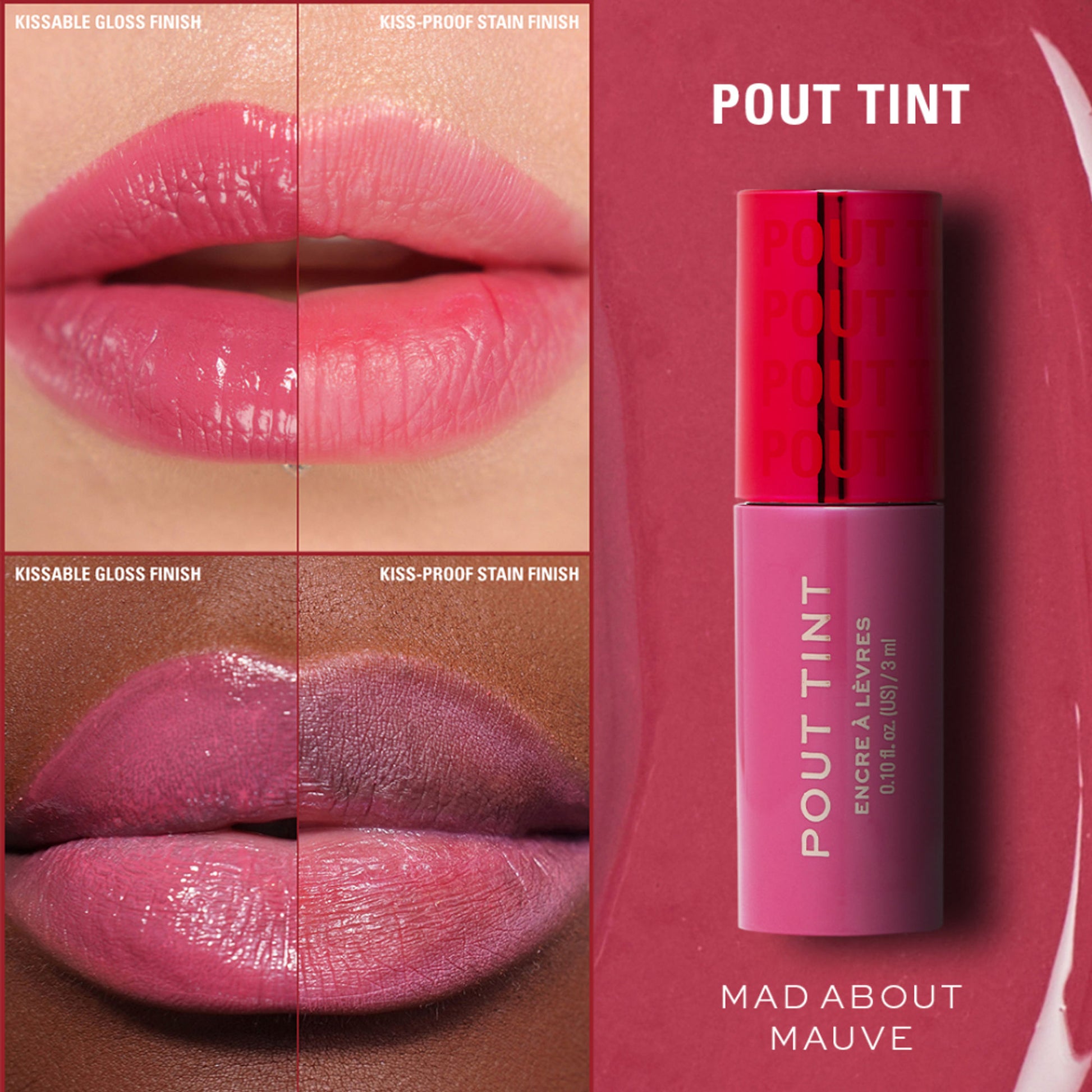 Makeup Revolution Pout Tint - Mad About Mauve