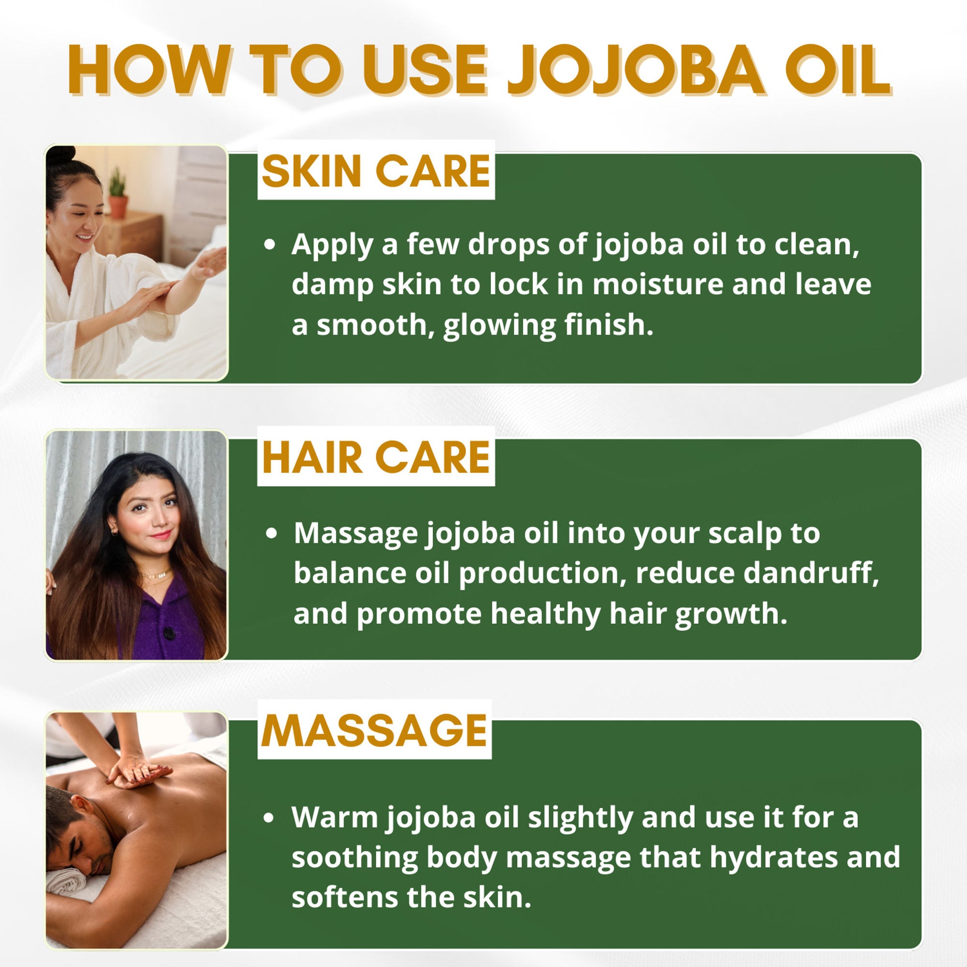 Mystiq Living Jojoba Oil for Hair, Face, Skin & Body, Cold Pressed and Organic