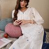 Indyancart IE Women Ethnic Motifs Embroidered Sequinned Kurta