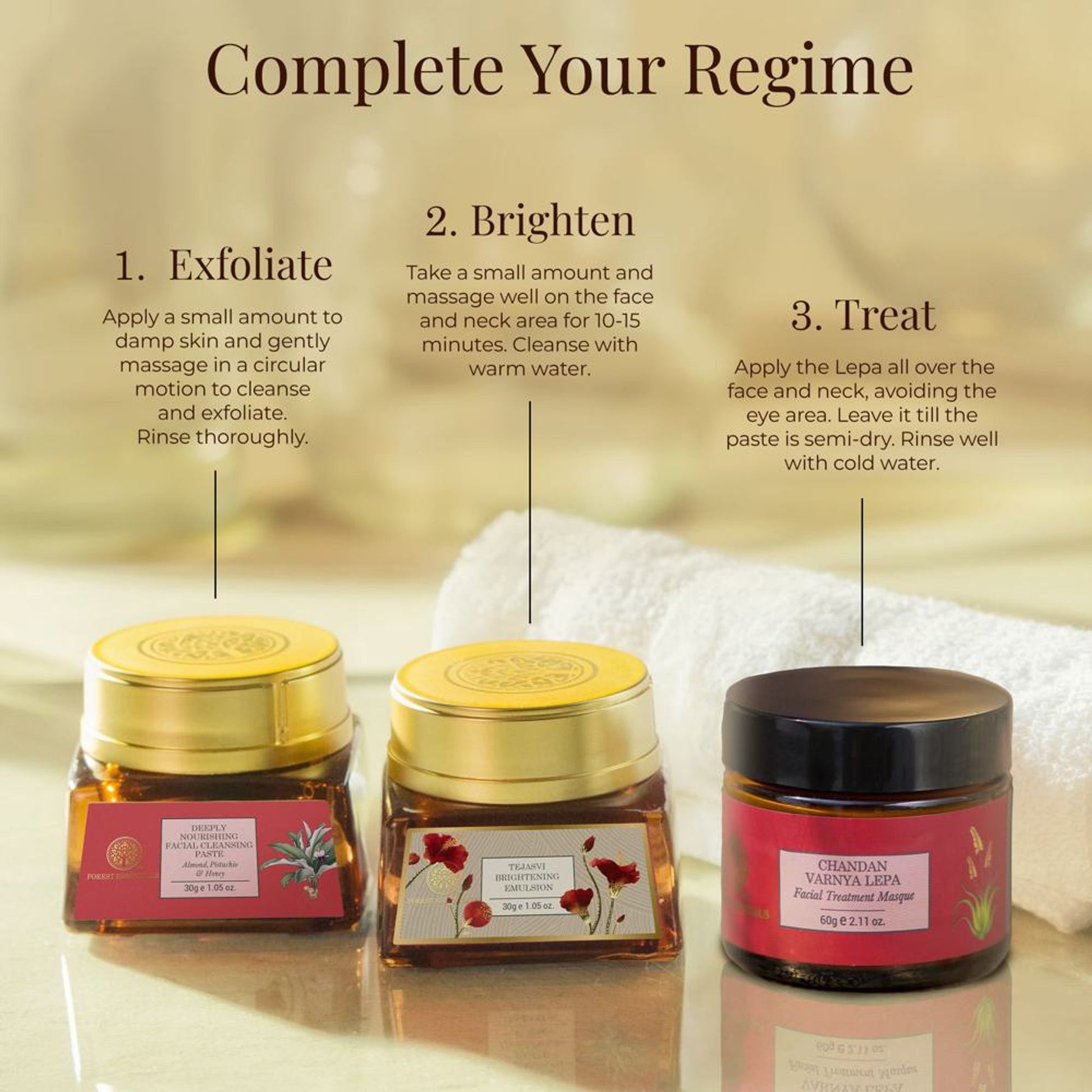 Forest Essentials Tejasvi Brightening Emulsion Ayurvedic Face Massage Cream