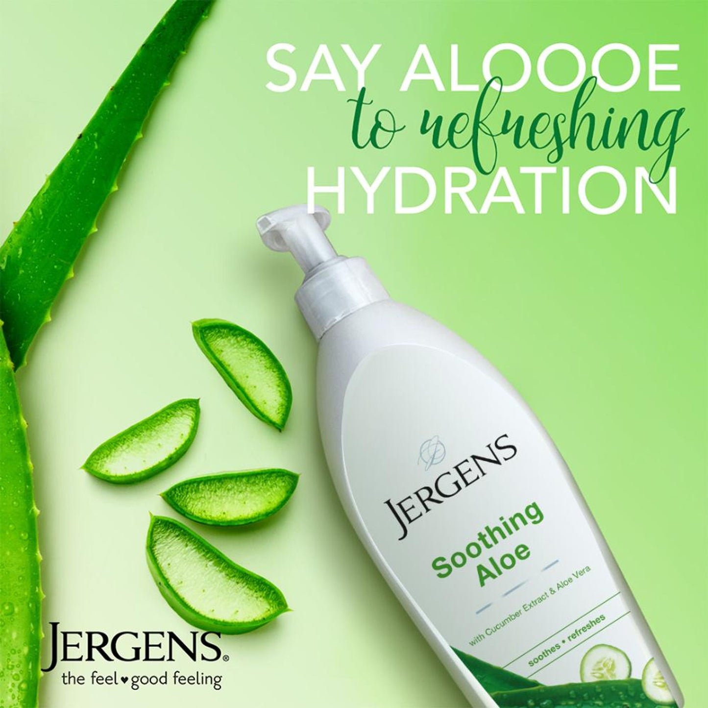 Jergens Soothing Aloe Refreshing Moisturizer