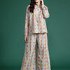 Dhiyona IE Printed Shirt With Palazzos