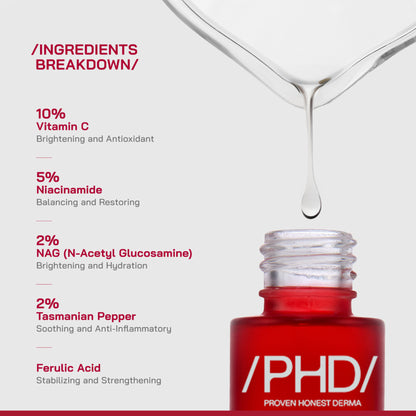 Proven Honest Derma (PHD) 10% Vitamin C Brightening Serum