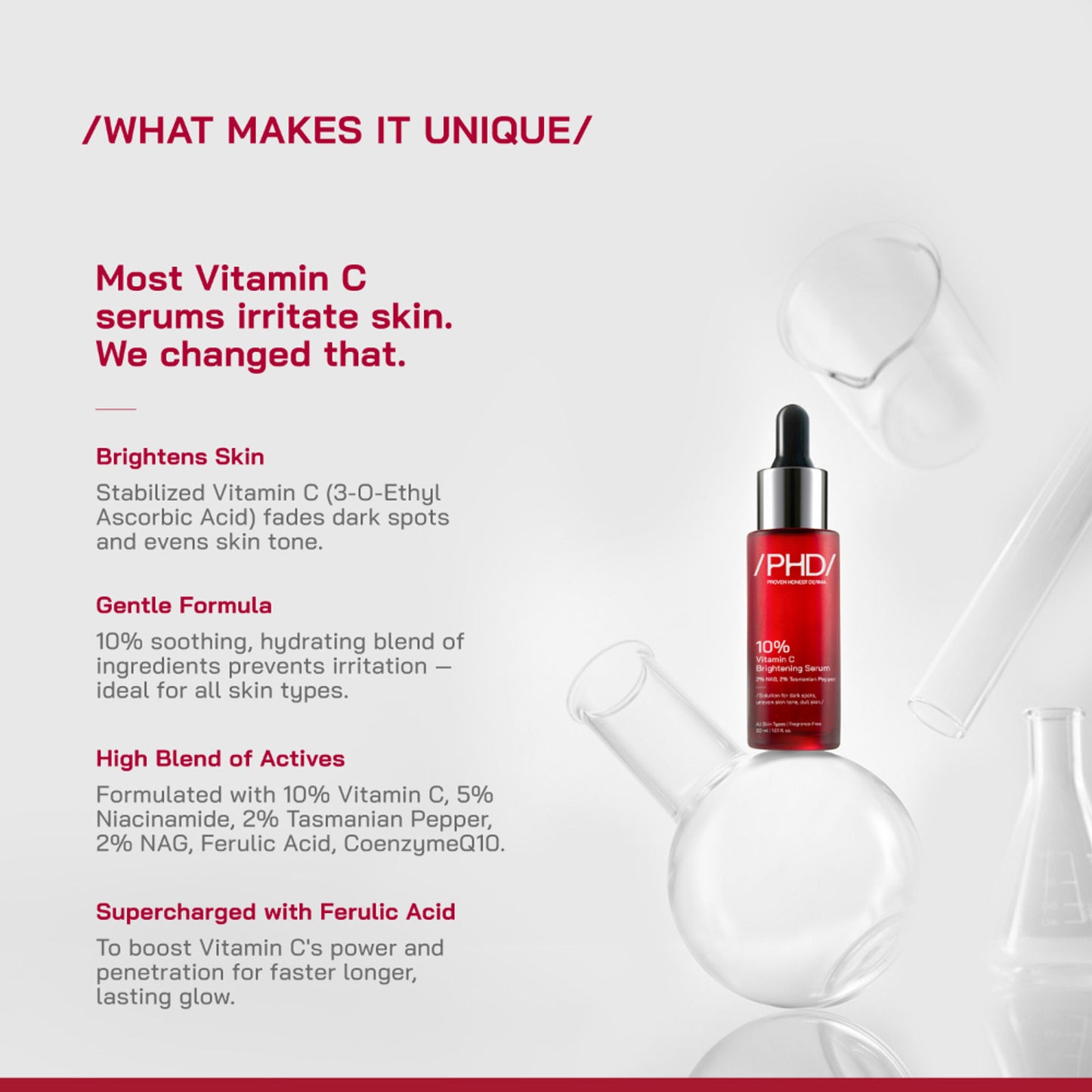 Proven Honest Derma (PHD) 10% Vitamin C Brightening Serum