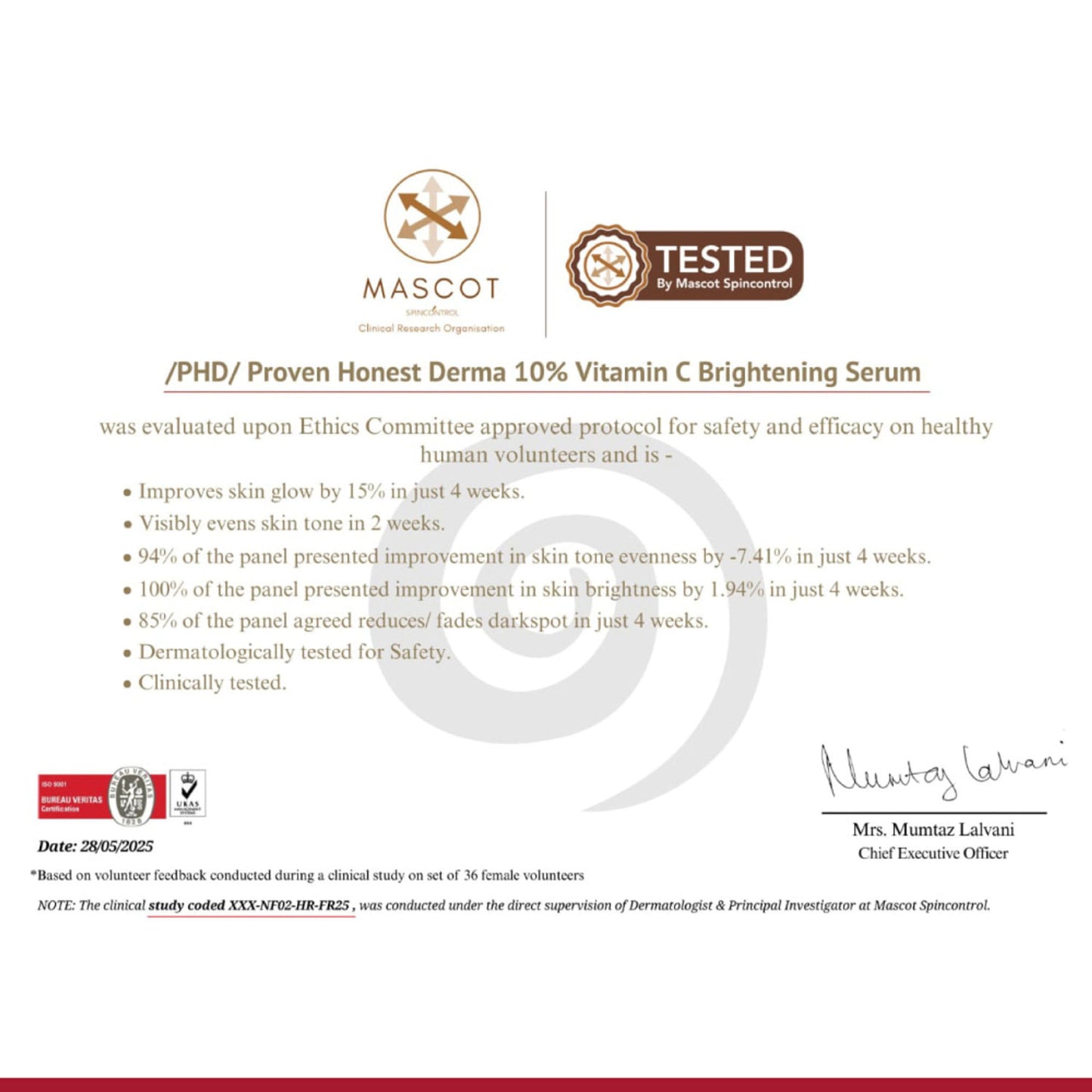 Proven Honest Derma (PHD) 10% Vitamin C Brightening Serum