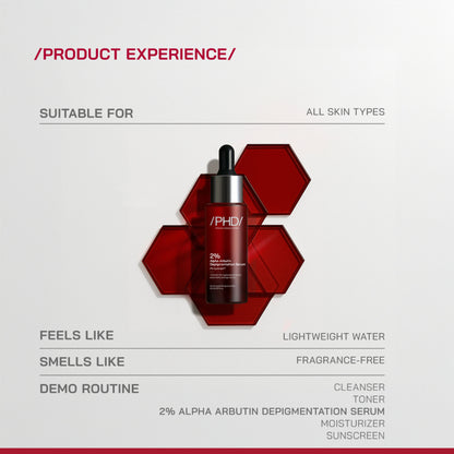 Proven Honest Derma PHD 2% Alpha Arbutin Serum