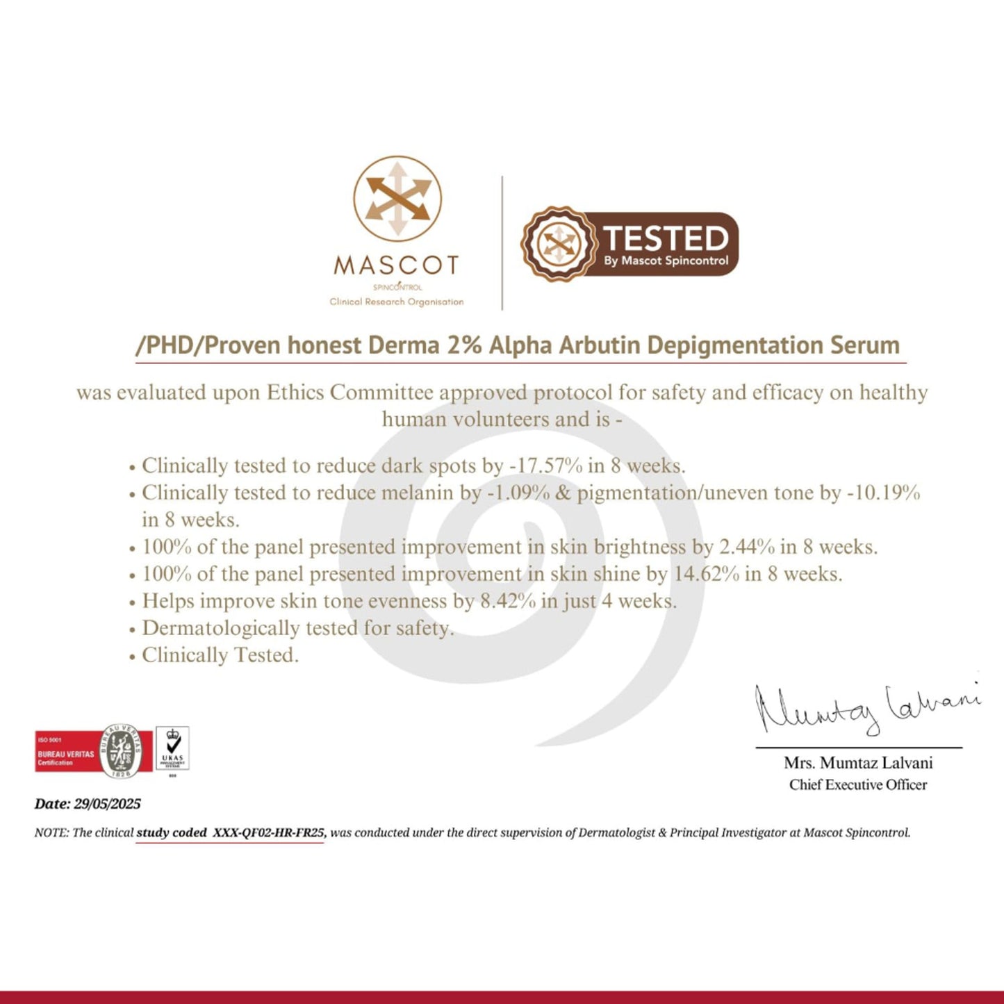Proven Honest Derma PHD 2% Alpha Arbutin Serum