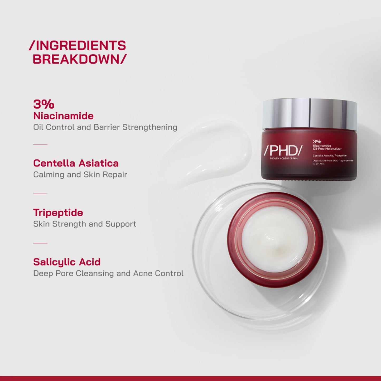 Proven Honest Derma (PHD) 3% Niacinamide Oil-Free Moisturizer