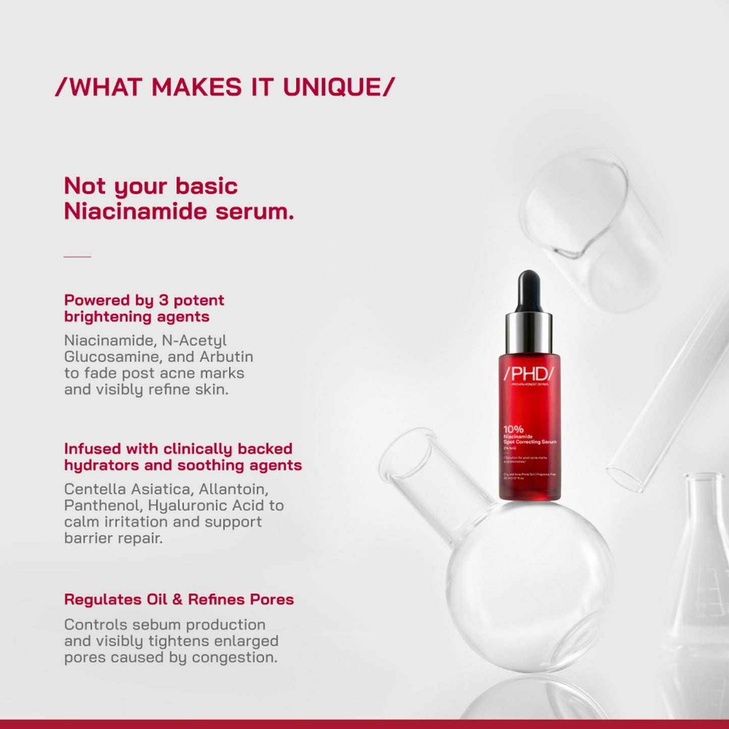 Proven Honest Derma PHD 10% Niacinamide Spot Correcting Serum