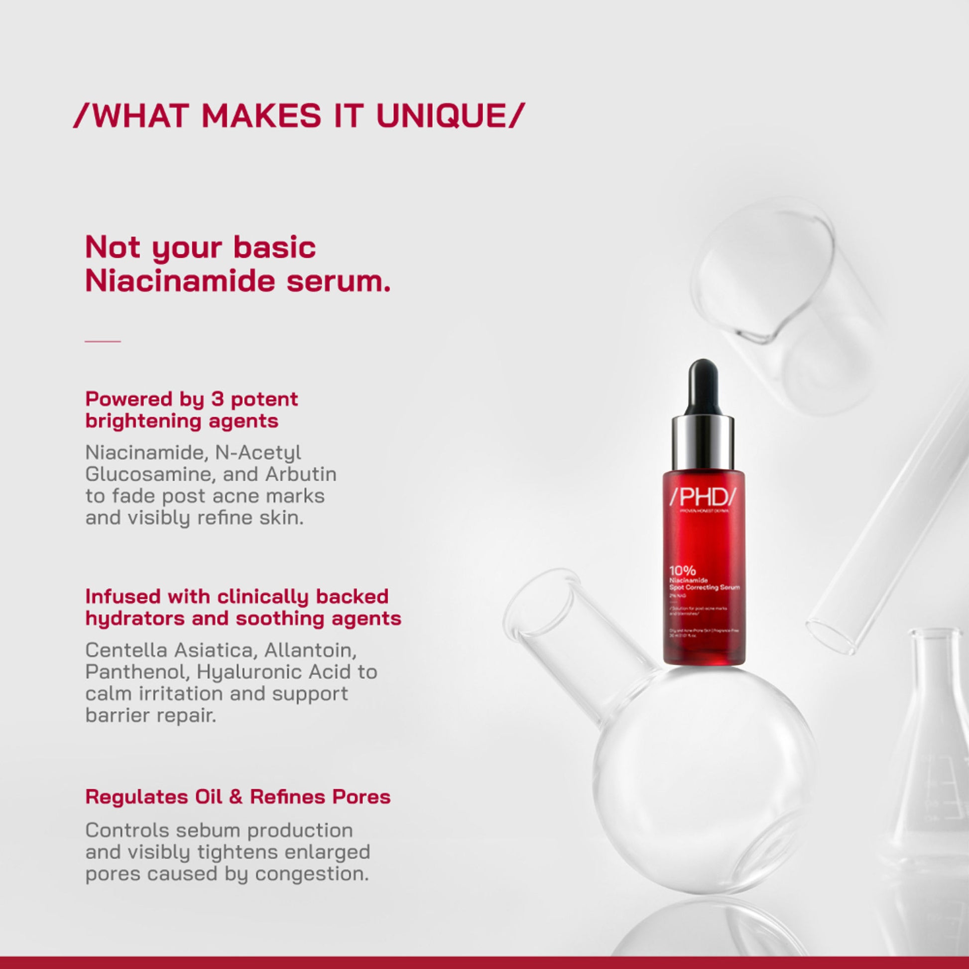 Proven Honest Derma PHD 10% Niacinamide Spot Correcting Serum