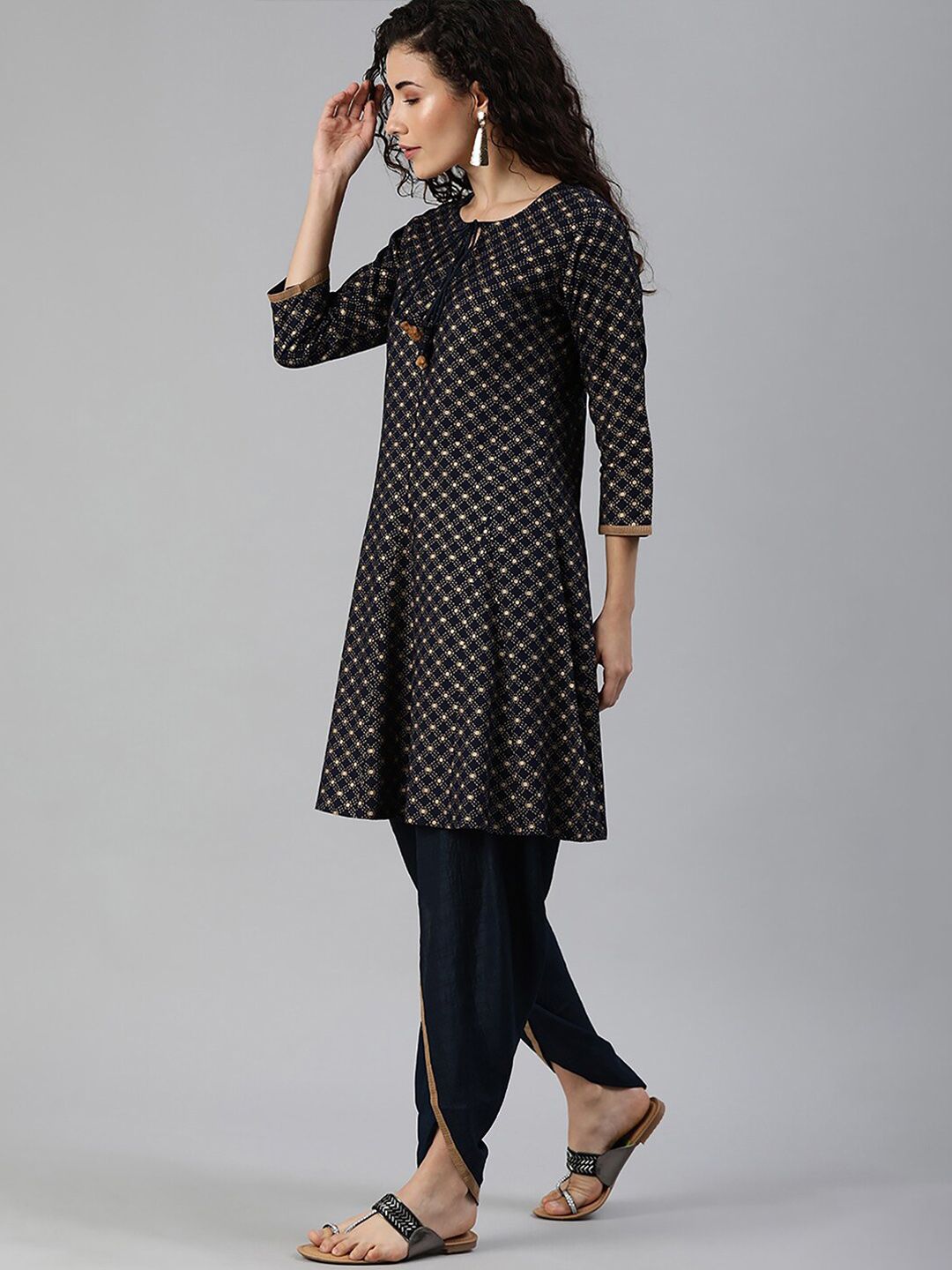 Dhiyona IE Women Kurta with Dhoti Pants