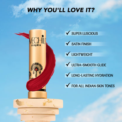 LoveChild Masaba Ultra - Light Lush Creme Lipsticks, Enriched with Ceramides and Shea Butter - Cloud Burst