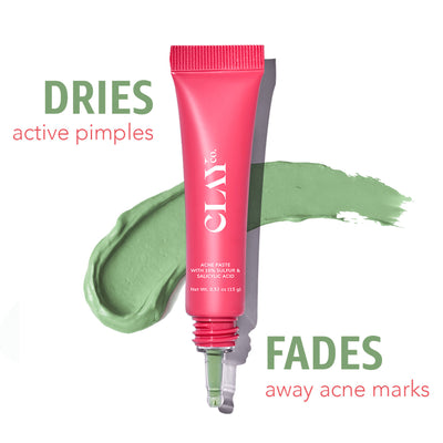 ClayCo Acne Paste With 10% Sulfur & Salicylic Acid