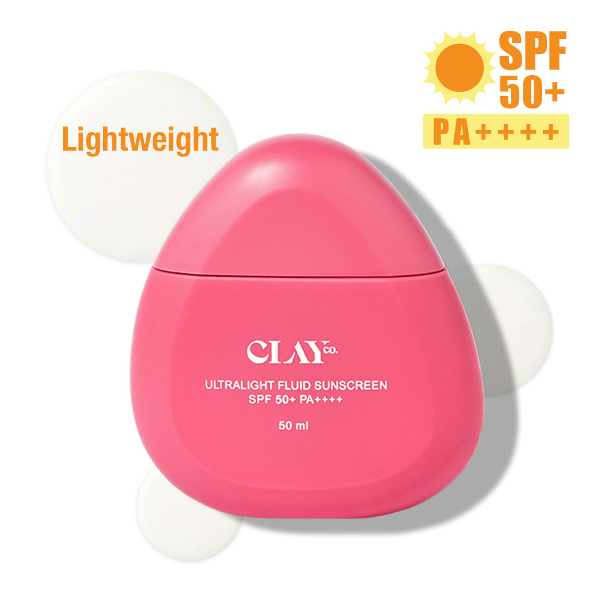 ClayCo Ultralight Fluid Sunscreen SPF 50+ PA++++