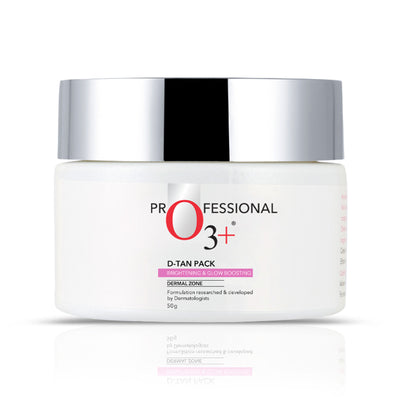 O3+ D-TAN Face Pack for Tan Removal, Brightening & Glow Boosting | For All Skin Types