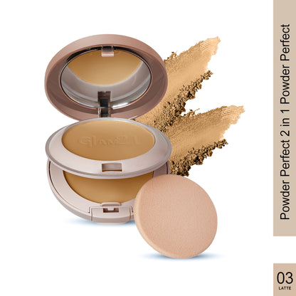 GLAM21 Powder Perfect Compact - Latte