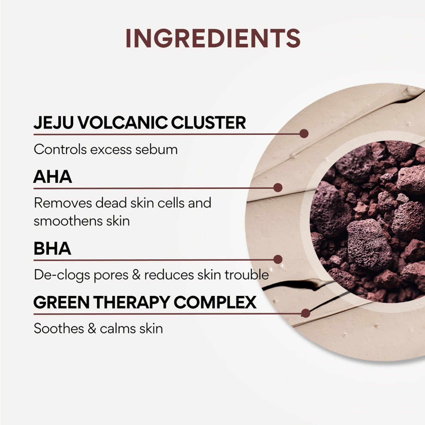 Innisfree Pore Clearing Clay Mask 2X With Volcanic Clusters