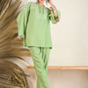 Dhiyona IE Embroidered Flared Sleeve Top With Trouser