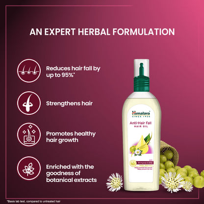 Himalaya Anti-Hair Fall Hair Oil With Bhringraja & Amla