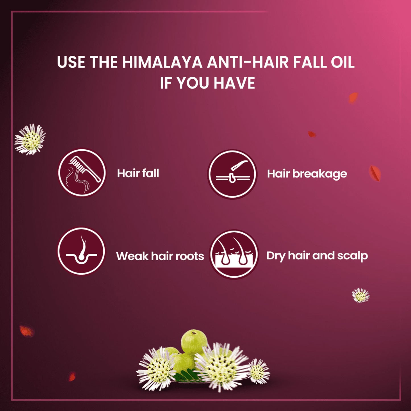 Himalaya Anti-Hair Fall Hair Oil With Bhringraja & Amla