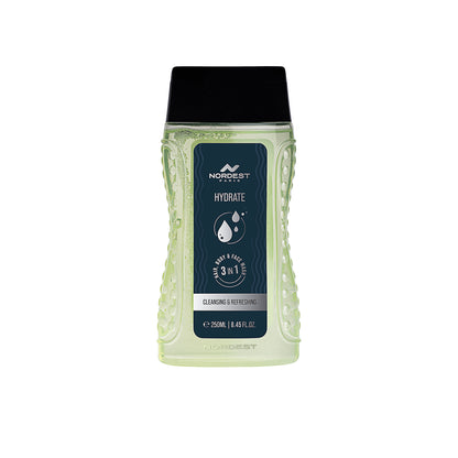 Nordest Paris Hydrate Cleansing & Refreshing 3 In 1 Hair, Body & Face Wash