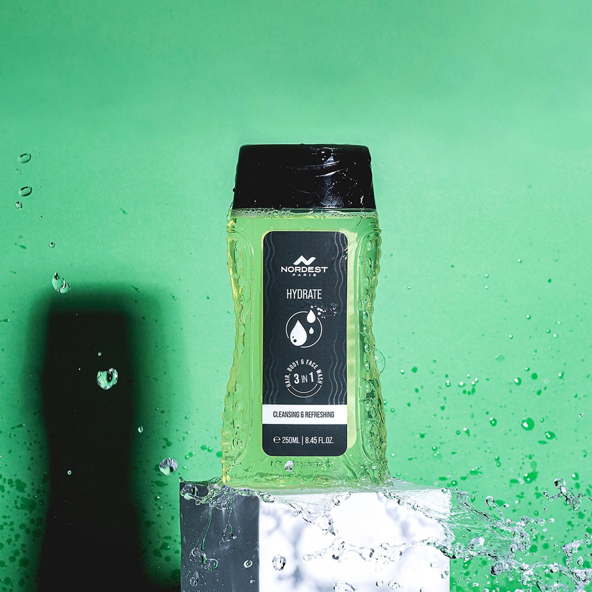 Nordest Paris Hydrate Cleansing & Refreshing 3 In 1 Hair, Body & Face Wash