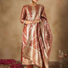 Dhiyona IE Women Ethnic Motifs Regular Kurta with Trousers & Dupatta