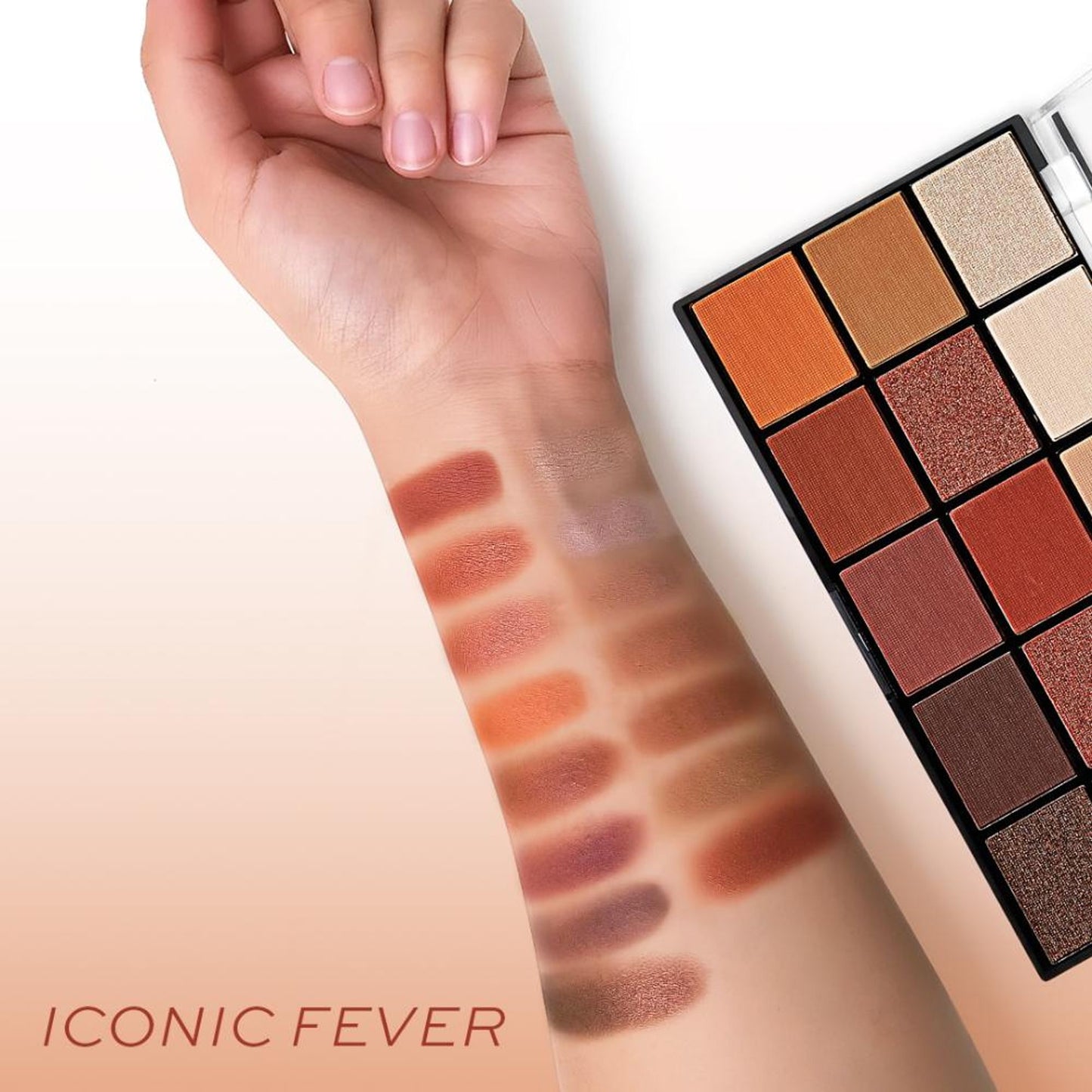 Makeup Revolution Reloaded Eyeshadow Palette-15 Smooth & Rich Shade-High Pay Off Formula - Iconic Fever