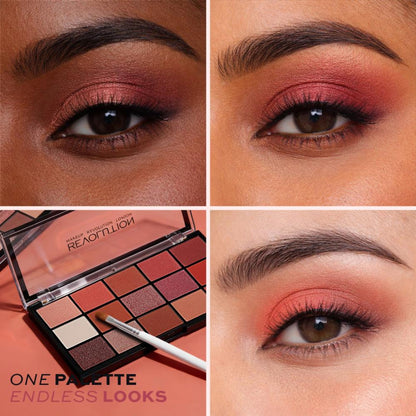 Makeup Revolution Reloaded Eyeshadow Palette-15 Smooth & Rich Shade-High Pay Off Formula - Newtrals 2