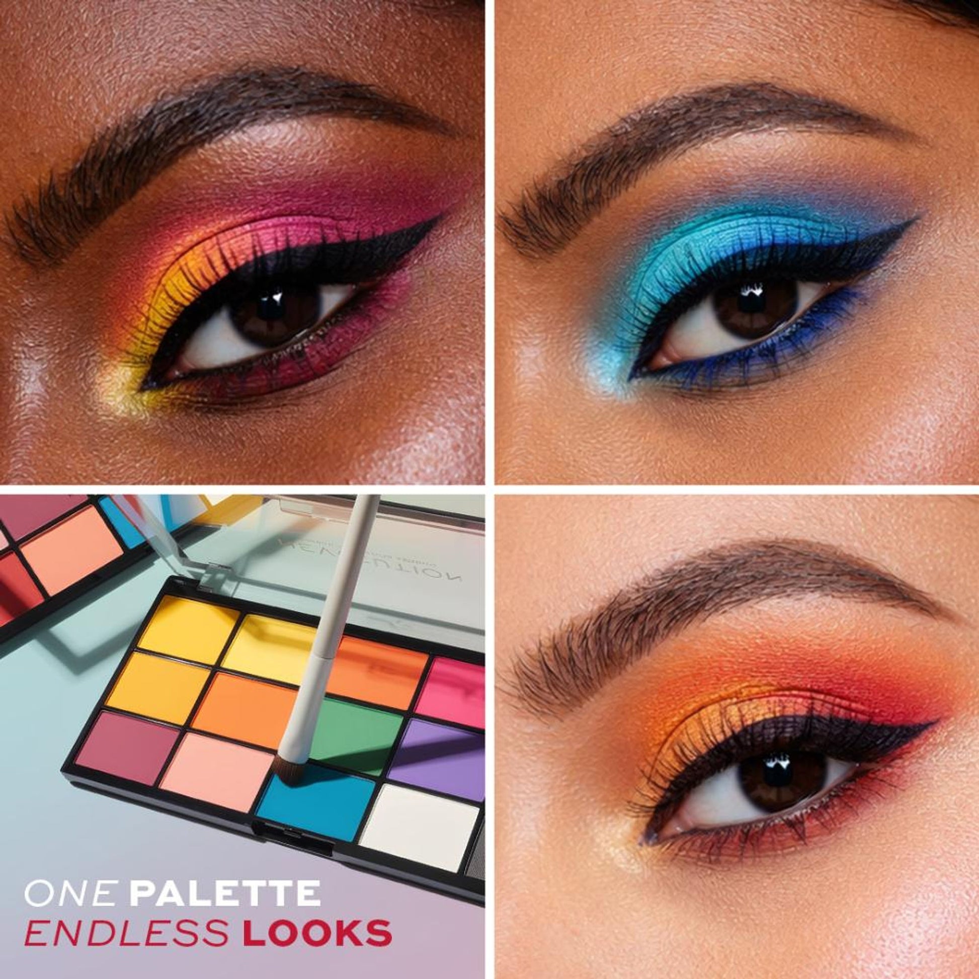 Makeup Revolution Reloaded Eyeshadow Palette-15 Smooth & Rich Shade-High Pay Off Formula - Marvellous Mattes