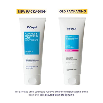 Re'equil Ceramide & Hyaluronic Acid Moisturiser For Normal To Dry Skin