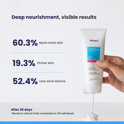 Re'equil Ceramide & Hyaluronic Acid Moisturiser For Normal To Dry Skin