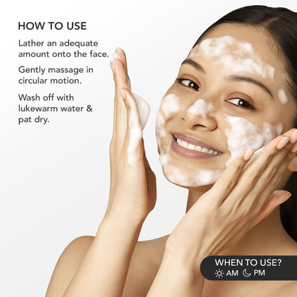 O3+ Glycolic Acid Glow Boosting Hydrating Face Wash For Dull Skin & Dark Spots