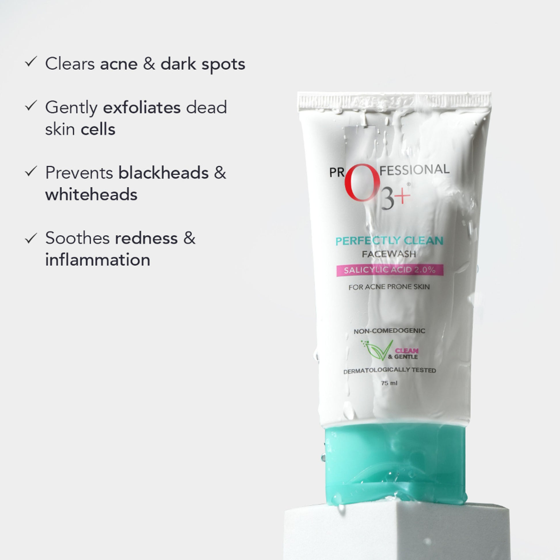 O3+ Salicylic Acid 2% Acne Prone Skin Perfectly Clean Face Wash
