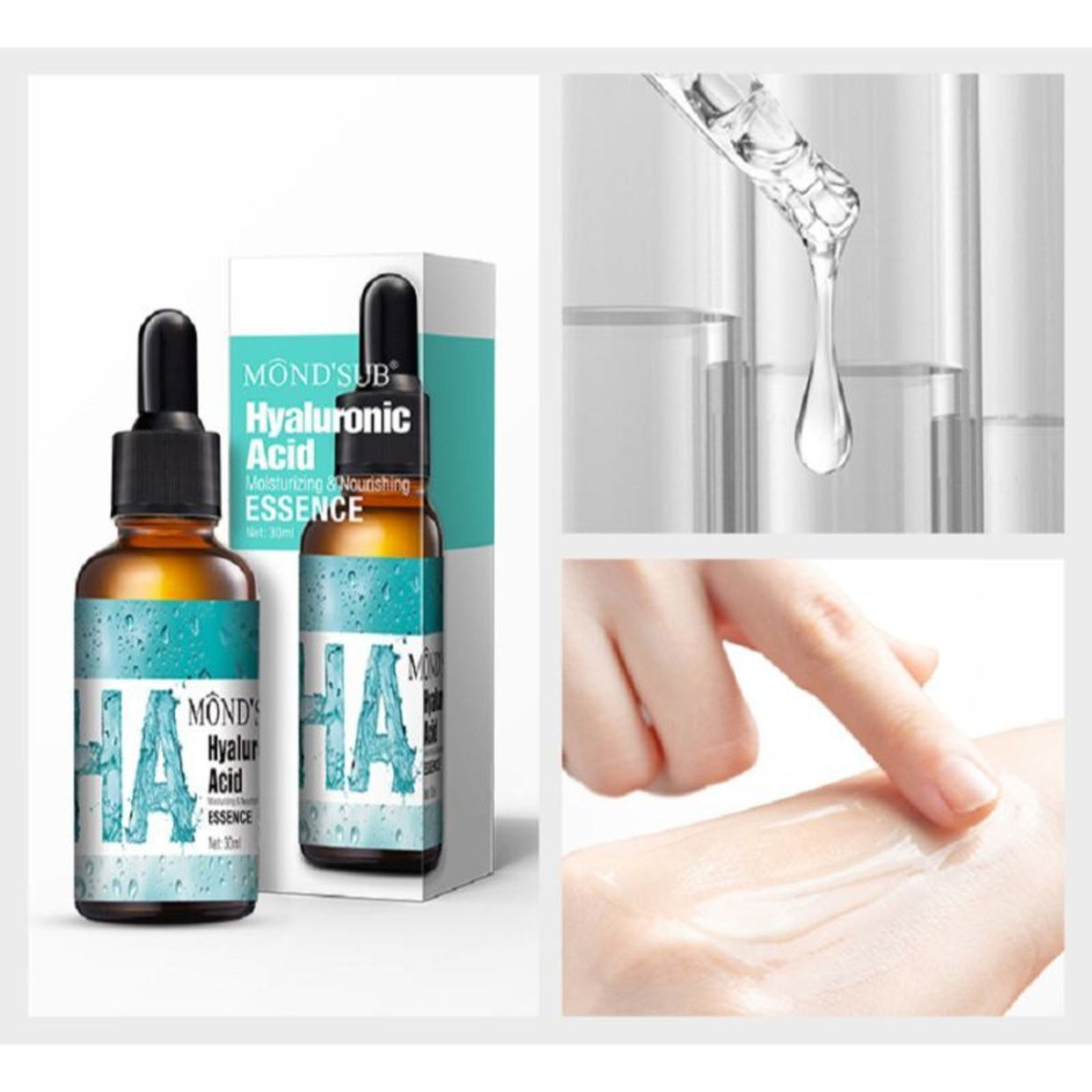 Mond'Sub Hyaluronic Acid Face Serum For Intense Hydration & Spotless Glowing Skin With Black Truffle