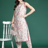 Dhiyona IE Floral Printed Pure Cotton Kurta with Trousers