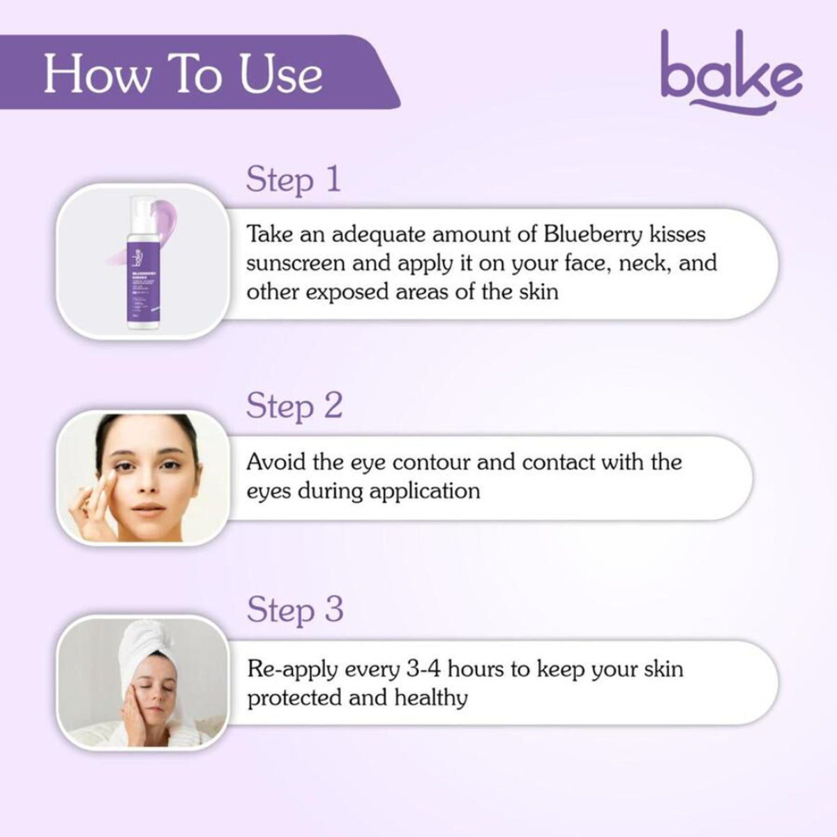 BAKE Blueberry Kisses 100% Mineral Sunscreen SPF 70 PA++++ with 2% Kojic Acid, Alpha Arbutin