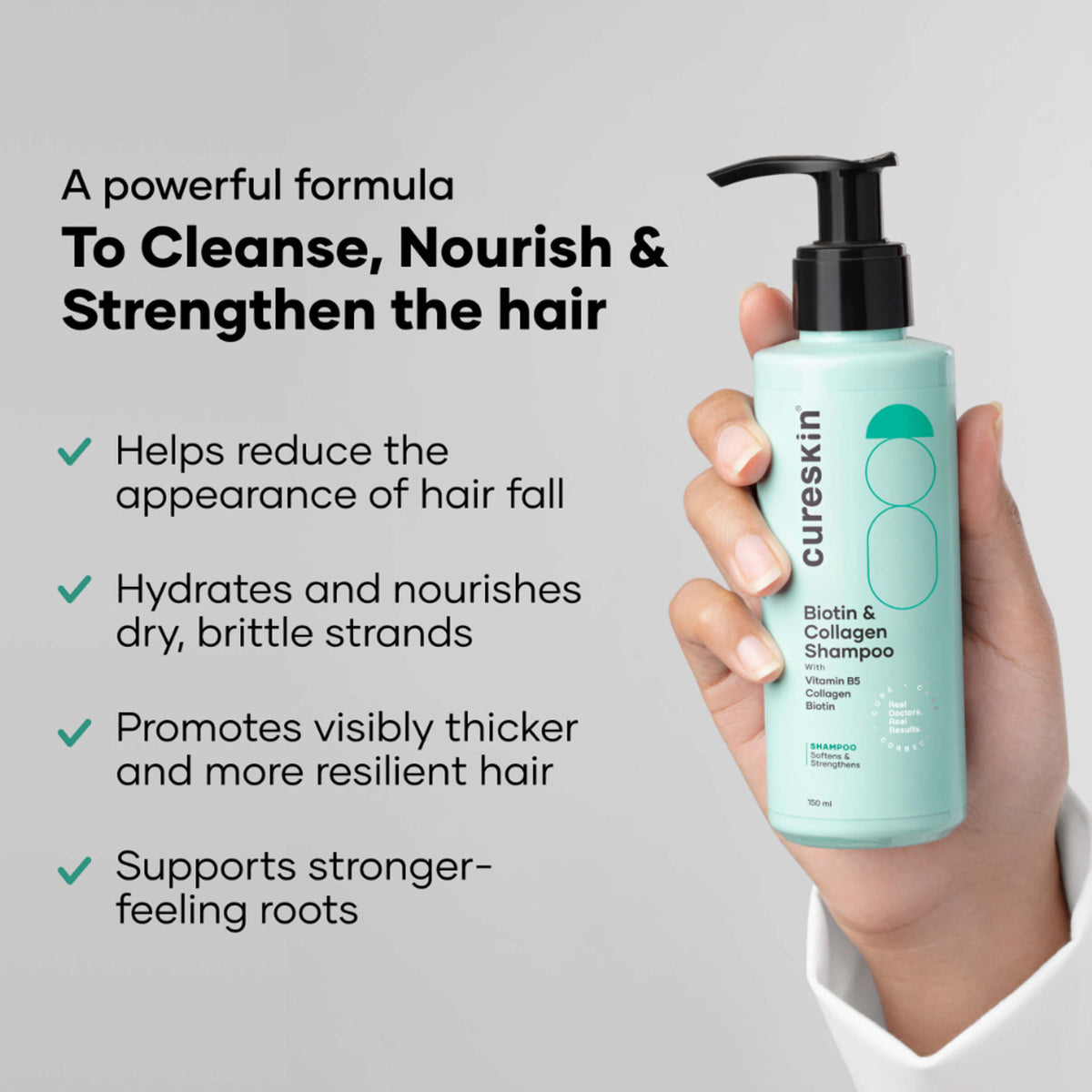Cureskin Biotin And Collagen Shampoo