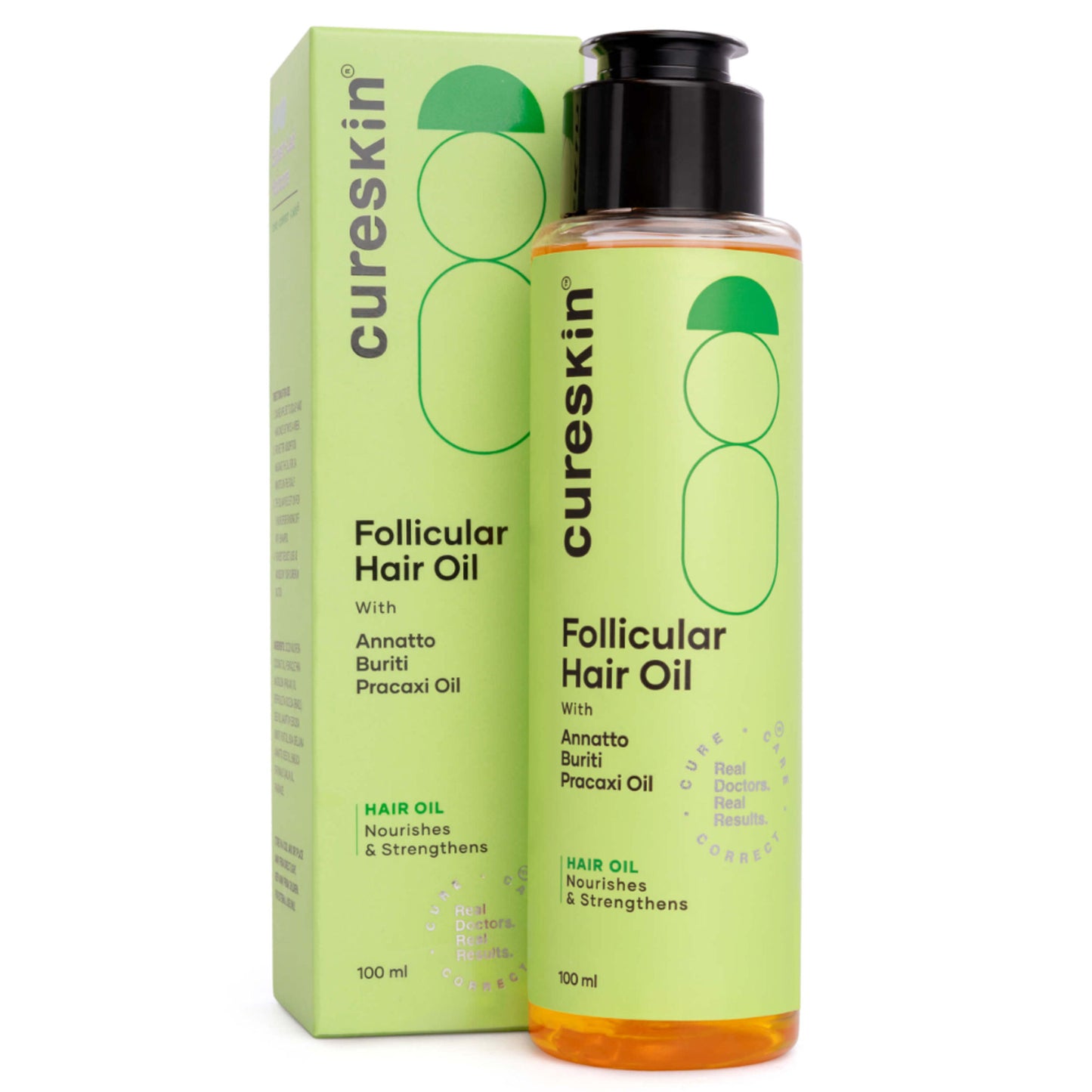Cureskin Biotin Follicular Bhringraj Coconut Hair Oil