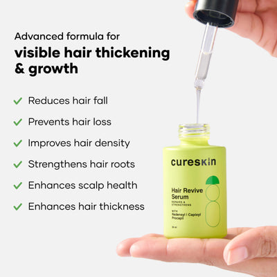 Cureskin Hair Revive Serum Restore Hair Density & Strength