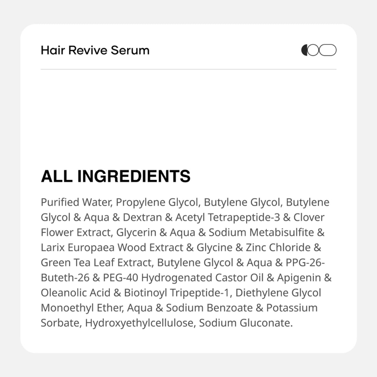Cureskin Hair Revive Serum Restore Hair Density & Strength