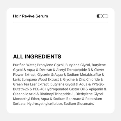 Cureskin Hair Revive Serum Restore Hair Density & Strength