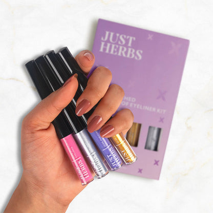 Just Herbs Herb Enriched Waterproof Eyeliner Kit - Pretty In Pastels