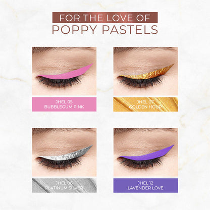 Just Herbs Herb Enriched Waterproof Eyeliner Kit - Pretty In Pastels