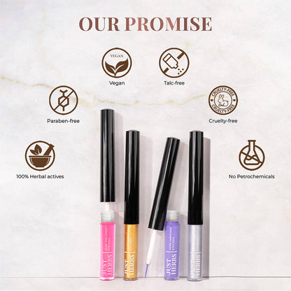 Just Herbs Herb Enriched Waterproof Eyeliner Kit - Pretty In Pastels
